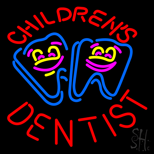 Childrens Dentist LED Neon Sign