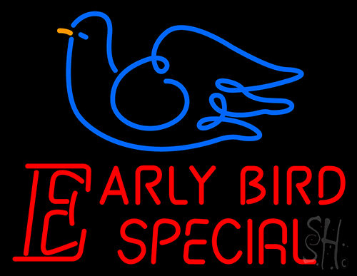 Early Bird Special LED Neon Sign