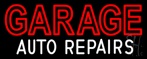 Garage Auto Repairs LED Neon Sign