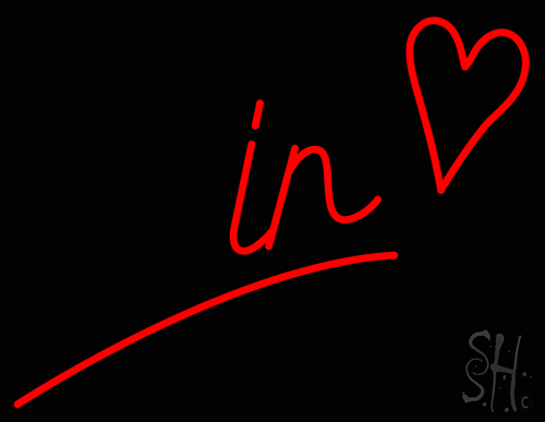 In Love LED Neon Sign