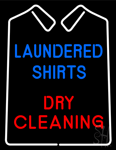 Laundered Shirts LED Neon Sign