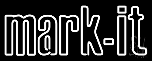Mark It LED Neon Sign