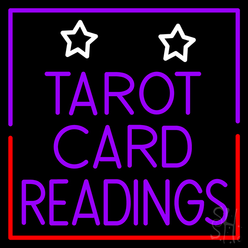 Tarot Card Readings LED Neon Sign