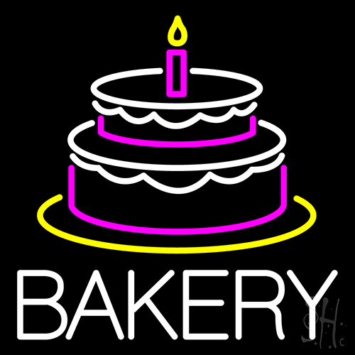 White Bakery LED Neon Sign