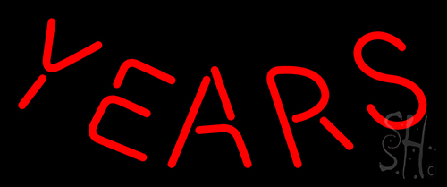 Years LED Neon Sign