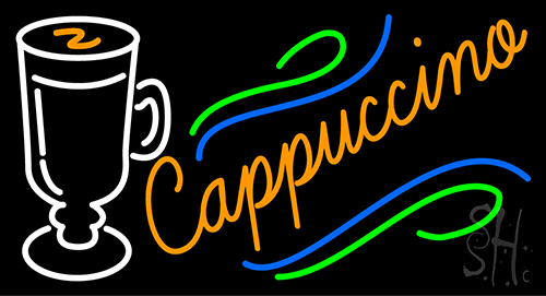 Cappuccino Cup LED Neon Sign