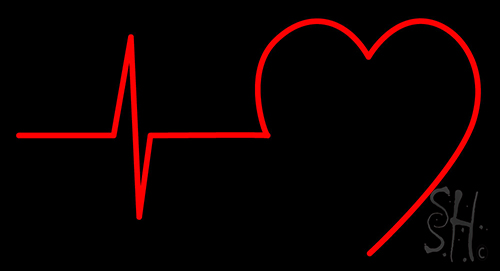 Cardiac Heart LED Neon Sign