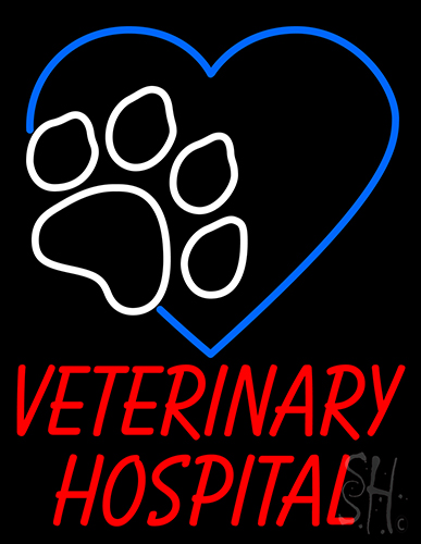 Veterinary Hospital LED Neon Sign