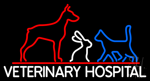 Veterinary Hospital LED Neon Sign