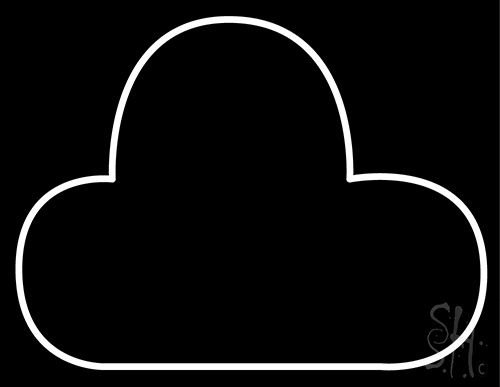 White Cloud LED Neon Sign