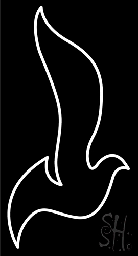 Bird Outline LED Neon Sign