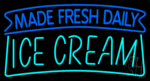 Made Fresh Daily Creamery LED Neon Sign