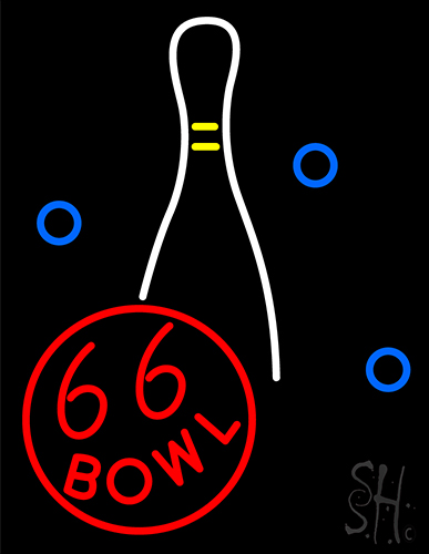 66 Bowl LED Neon Sign