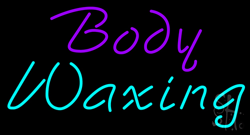 Body Waxing LED Neon Sign