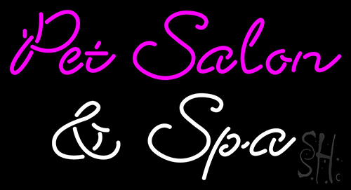 Pet Salon And Spa LED Neon Sign