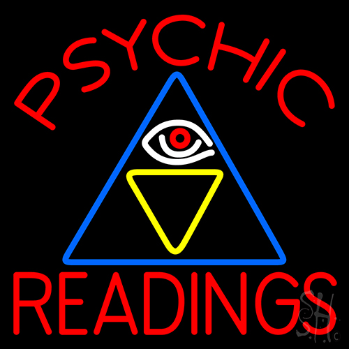 Psychic Readings Logo LED Neon Sign