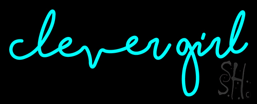 Clever Girl LED Neon Sign