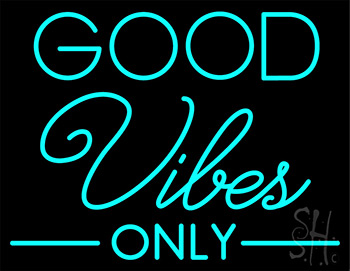 Good Vibes Only LED Neon Sign 6