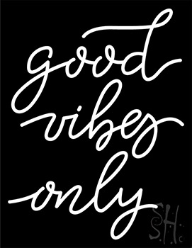 Good Vibes Only LED Neon Sign 10